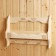 Pan-layer "Wave", 3 hooks, linden, 53x37x9 cm