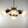 Rosetta chandelier 4he27 40w beige 65x65x28-88cm Bayerlux