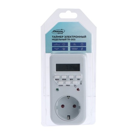 Roser Electronic Timer Weekly Luazon Lighting, 16a, step 1 min, 220 V-5