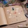 Paper stickers for the diary "Tulips", 4 × 23 cm