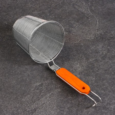 Basket for the preparation of potatoes free, 31cm, wood handle-1