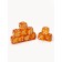 Playing bones, 1.6 x 1.6 cm, set 50 pcs, yellow