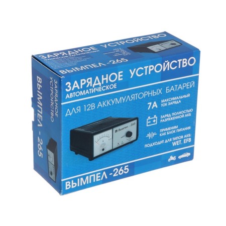 Зарядно-предпусковое устройство АКБ Вымпел-265, 0,9 - 7 А, 14.8 В, до 150 Ач-3
