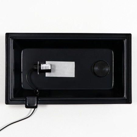Aquarium "rectangular" with a lid, 25 liters, 38 x 21 x 31/36 cm, black-3