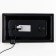 Aquarium "rectangular" with a lid, 25 liters, 38 x 21 x 31/36 cm, black
