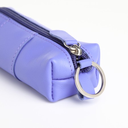 Pocket Key with lightning, textura, length 12.5 cm, ring, lilac color-3