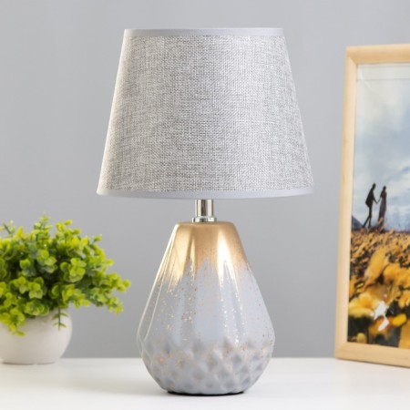 Dore table lamp 1CE14 gray 20x20x32 cm Risalux