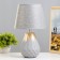 Dore table lamp 1CE14 gray 20x20x32 cm Risalux