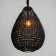 Ceiling light "Brutus" Black 1x40W, E27, 50x50x80 cm