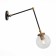 Sconces st. SL234.421.01. Varieta. 1x40 W, E27, 15x42.5 cm, black color, gold