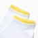 Women's socks, white/yellow color, size 35-38