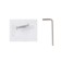 LED LED wall-mounted FSD-004, 6 W, 450 lm, 3000k, IP54, 220 V, metal, white
