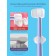A set of toothbrushes with a teether in a case, 3 pcs. In the set, the color is purple