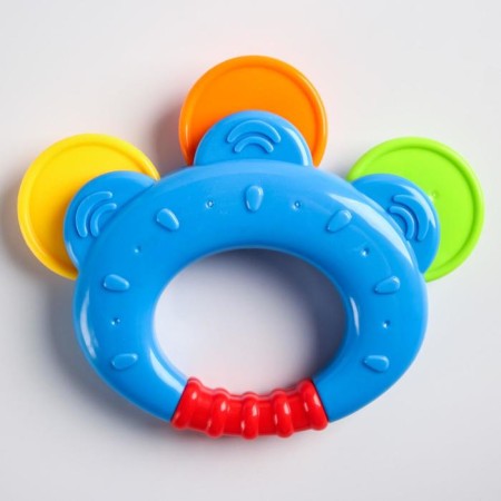 The rattle "Bubenchik", color mix, crush me-1