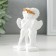 Polystone souvenir "Snow -white angels - explanation" 8x5x11 cm