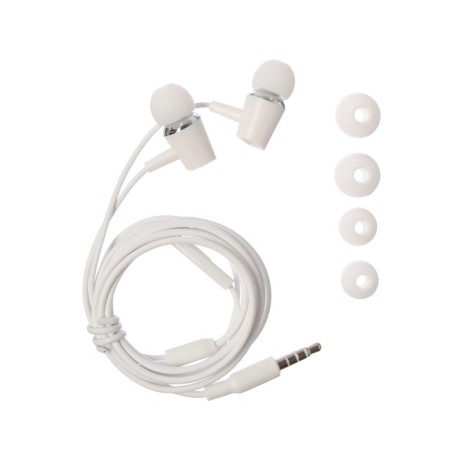 Hoco M34 headphones, wired, vacuum, microphone, jack 3.5 mm, 1.2 m, white-3