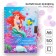 Notebook on the A6 Lack, "My Happy Note Book", 50 sheets, Princess: Ariel
