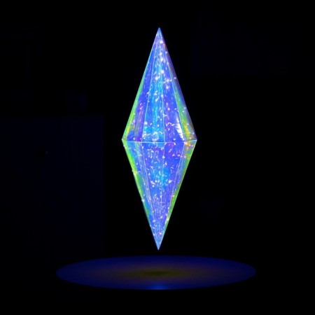 LED figure "Crystal" 18 × 60 × 18 cm, plastic, 220 V, glow of white-3