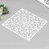 Tables Plastic "Royal Pattering" 30x30 cm