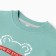 Kit for girls (jumper, trousers), dusty mint color, height 128 cm
