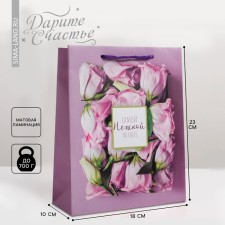 Gift laminated vertical, packaging, “tender in the world”, MS 18 x 23 x 10 cm