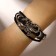 Bracelet Unisex "Style" Scorpio, black color with black silver, 20 cm