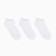 Set of men's socks (3 pairs), white color, size 42-43