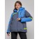 Ski jacket female winter, size 52, blue color
