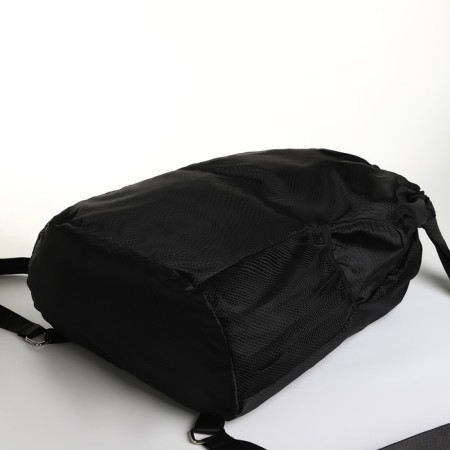 A bag for shoes is large on the screed, the color is black-3