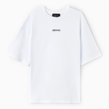 Women's T -shirt MIST AMOUR p. S-m, white-3