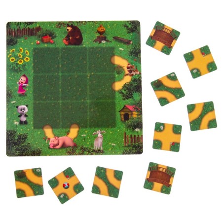 Magnetic game "Big Journey". Masha and the Bear-4