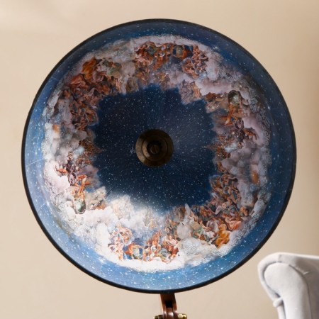 Globe bar decorative "Captain Map" 38x33x48 cm-12