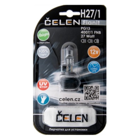 Car lamp H27/1 4007/1 FNB 12V 27W CEEN, HALOGEN FIANIT + 35% LONG Life,-1