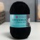 Yarn "virtuoso" 100% Mercerized cotton 330 m/100 g (02-black)
