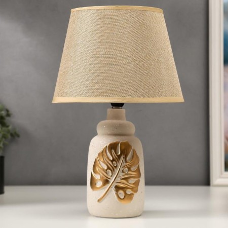 Highway lamp 16238/1wt E14 40W beige-gold 22x22x34 cm Risalux