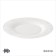 Porcelain dining porcelain Magistro "leaf", d = 25.8 cm, white color