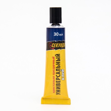 Universal glue "second" 30 ml, crystal-transparent,
