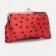 Cosmetic bag on the farmar, red/black color