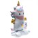 Foil ball 15 "Unicorn", on a stand, under the air