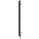 Two electric heated towers Laris Prime ChKCh, 80x1200 mm, 2 crossbars, right, black