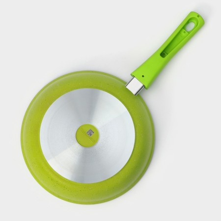 Trendy Style pan, d = 24 cm, removable handle, anti -stick coating, green color-3