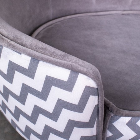 Sulperion Teddy, 86x54x37 cm, furniture fabric, size m, gray-9