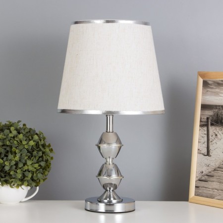 Table lamp "Femi" 1x40W E27 chrome 25x25x43cm