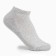 Socks men's shortened mesh, gray color, size 27