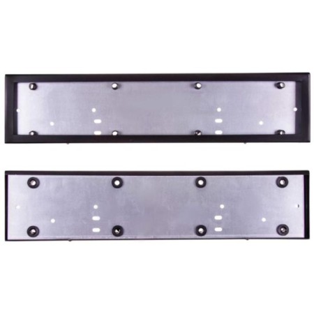 SkyWay car frame, anti -vandal, black, without inscription, S04101004