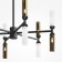 Suspension lamp Maytoni Mod177PL-12G, 12XG9, 28W, 65x65x66 cm, black color