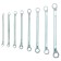 Set of cloaks of uniforms SPARTA 153755, 8 pcs, 6–22 mm, chrome