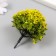 Artificial plant for creativity plastic "Yellow acacia" 9 cm