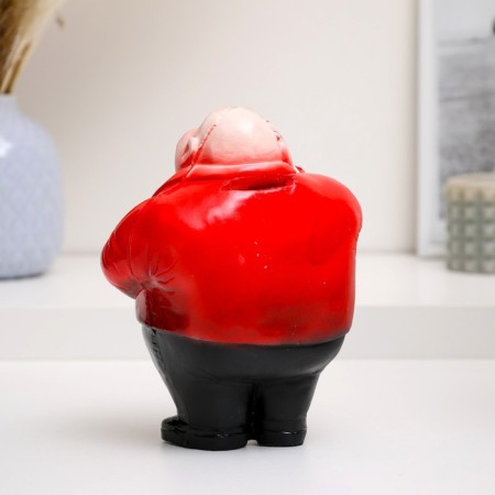 Piggy bank "New Russian" raspberry, 13x14x18cm-2