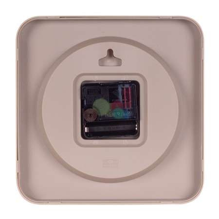 Watch Wall Interior "Classics", silent, 19 x 19 cm, beige body-2